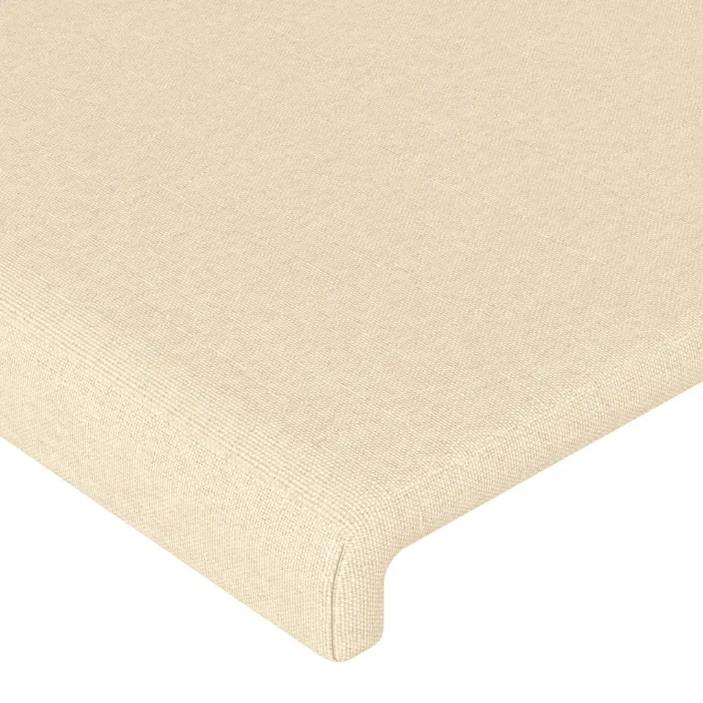 Letto matrimoniale | Letto per adulti | Giroletto senza Materasso Crema 140x190 cm in Tessuto - Image 10