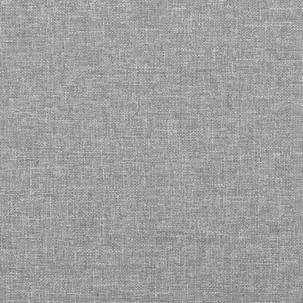Letto matrimoniale | Letto per adulti | Giroletto senza Materasso Grigio Chiaro 140x190 cm Tessuto - Image 8