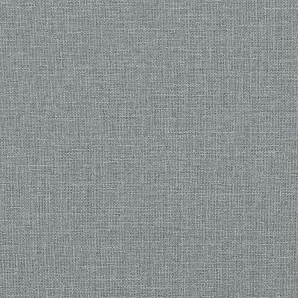 Letto matrimoniale | Letto per adulti | Giroletto senza Materasso Grigio Chiaro 140x190 cm Tessuto - Image 8