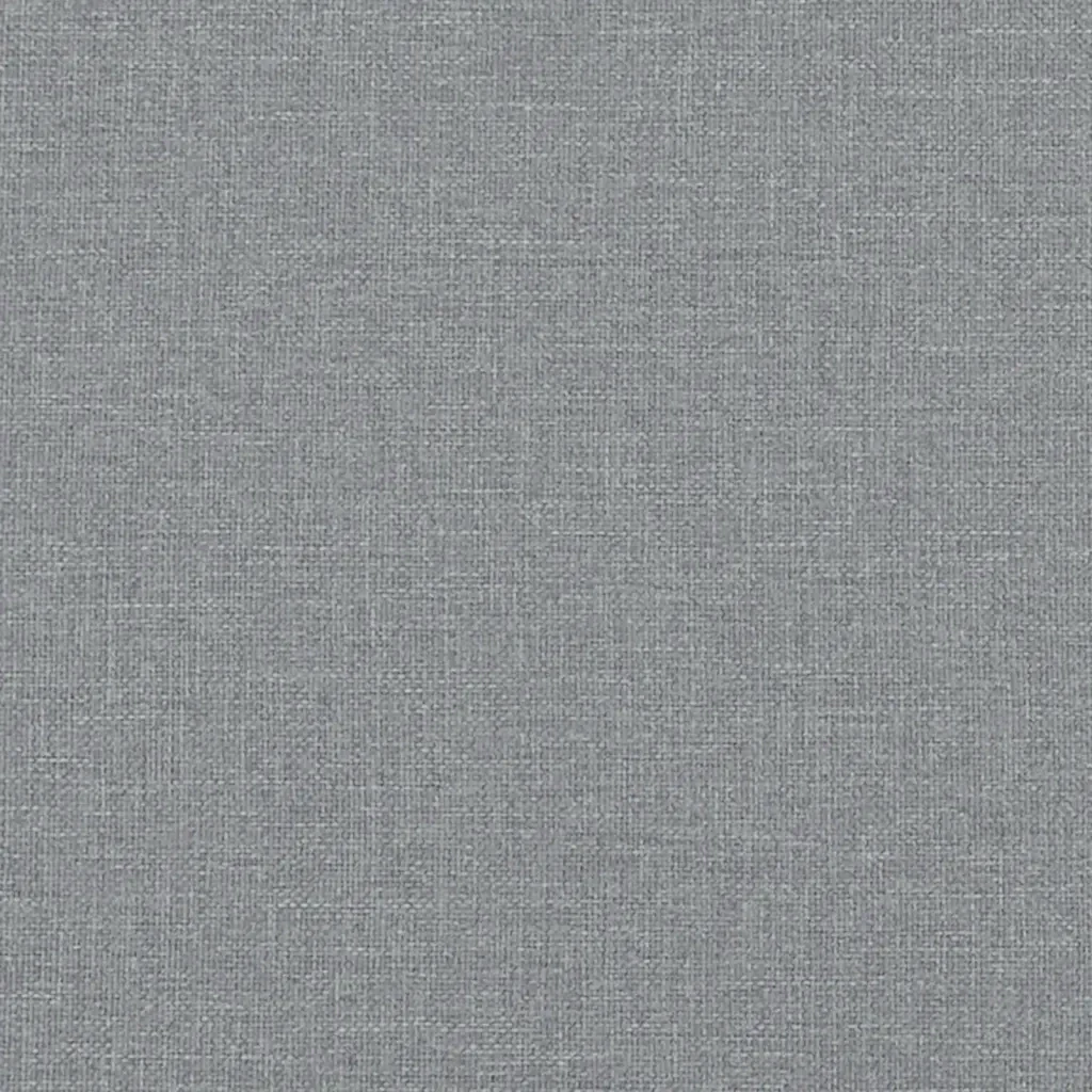 Letto matrimoniale | Letto per adulti | Giroletto senza Materasso Grigio Chiaro 140x200 cm Tessuto - Image 8