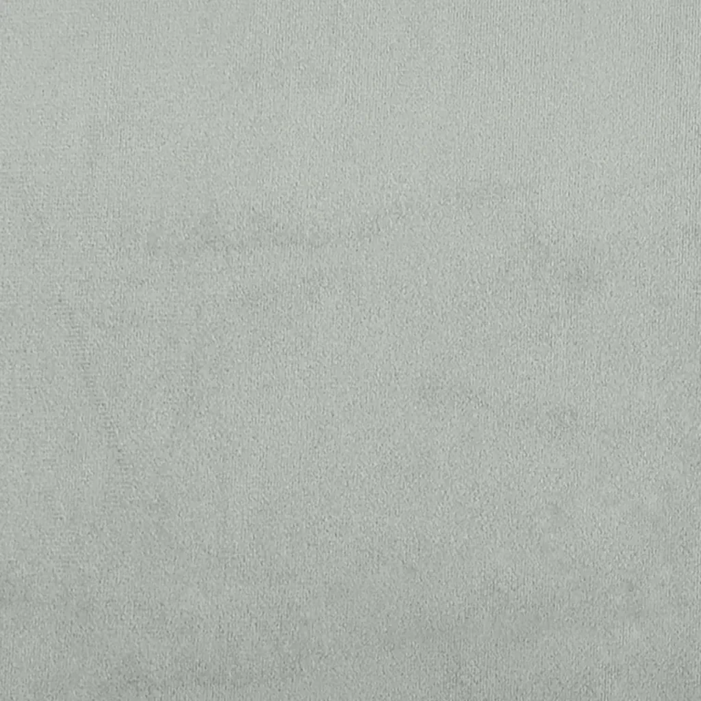 Letto matrimoniale | Letto per adulti | Giroletto senza Materasso Grigio Chiaro 140x200 cm Velluto - Image 8
