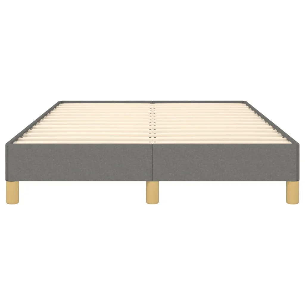 Letto matrimoniale | Letto per adulti | Giroletto senza Materasso Grigio Scuro 120x190 cm in Tessuto - Image 5