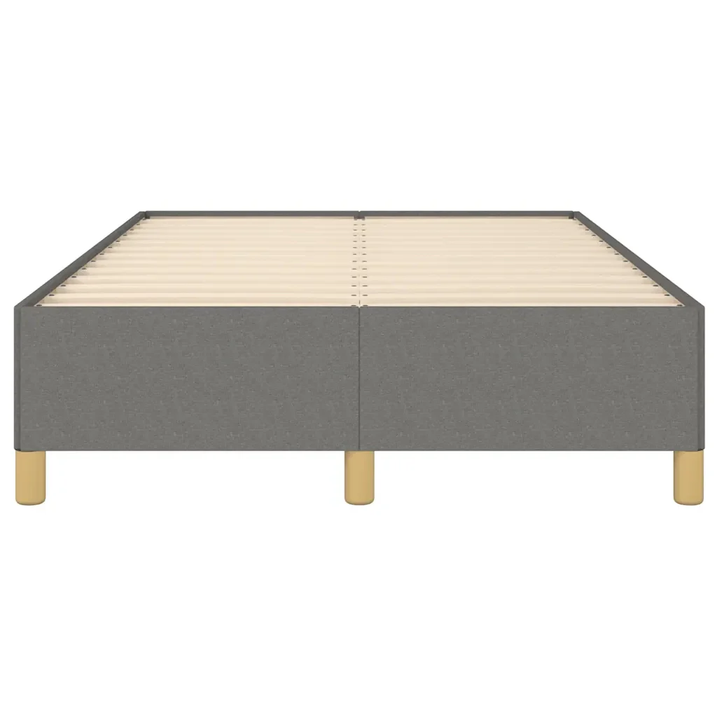Letto matrimoniale | Letto per adulti | Giroletto senza Materasso Grigio Scuro 120x190 cm in Tessuto - Image 5