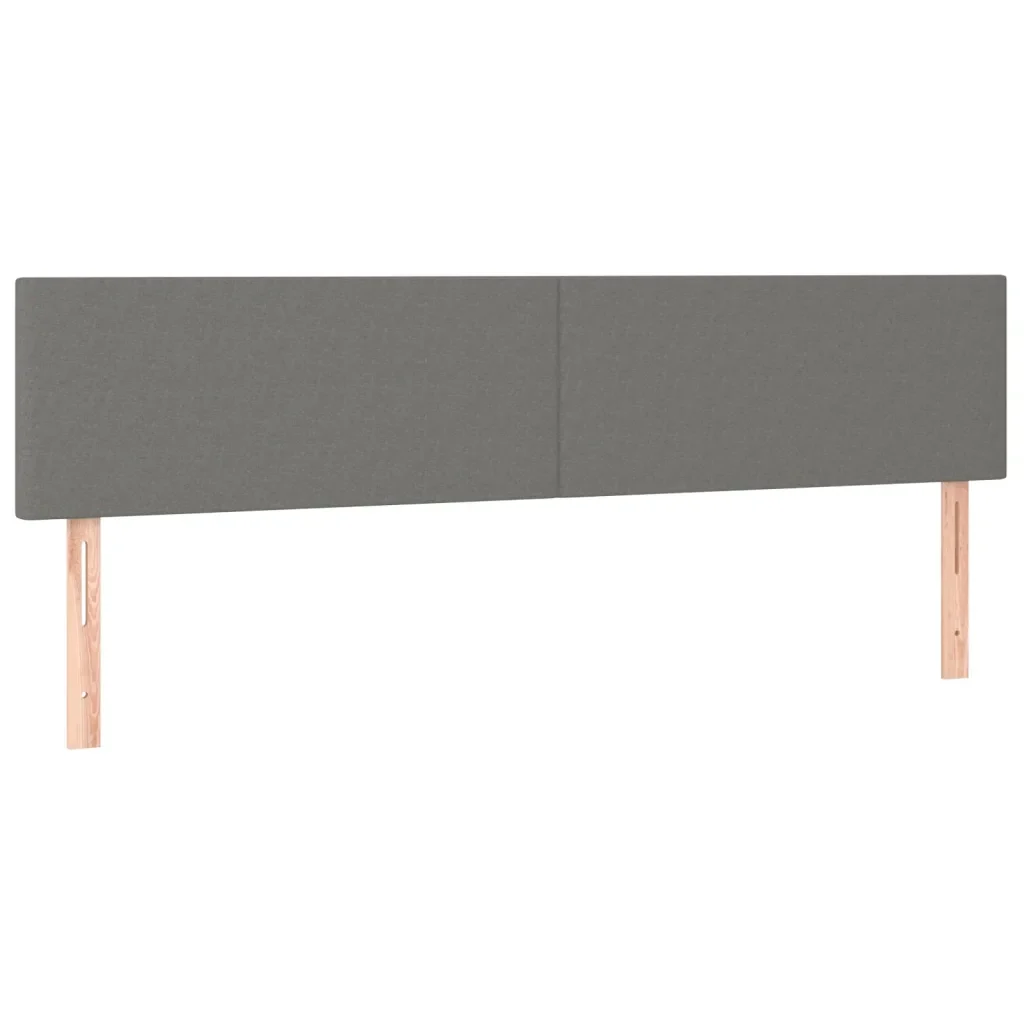 Letto matrimoniale | Letto per adulti | Giroletto senza Materasso Grigio Scuro 120x190 cm in Tessuto - Image 8