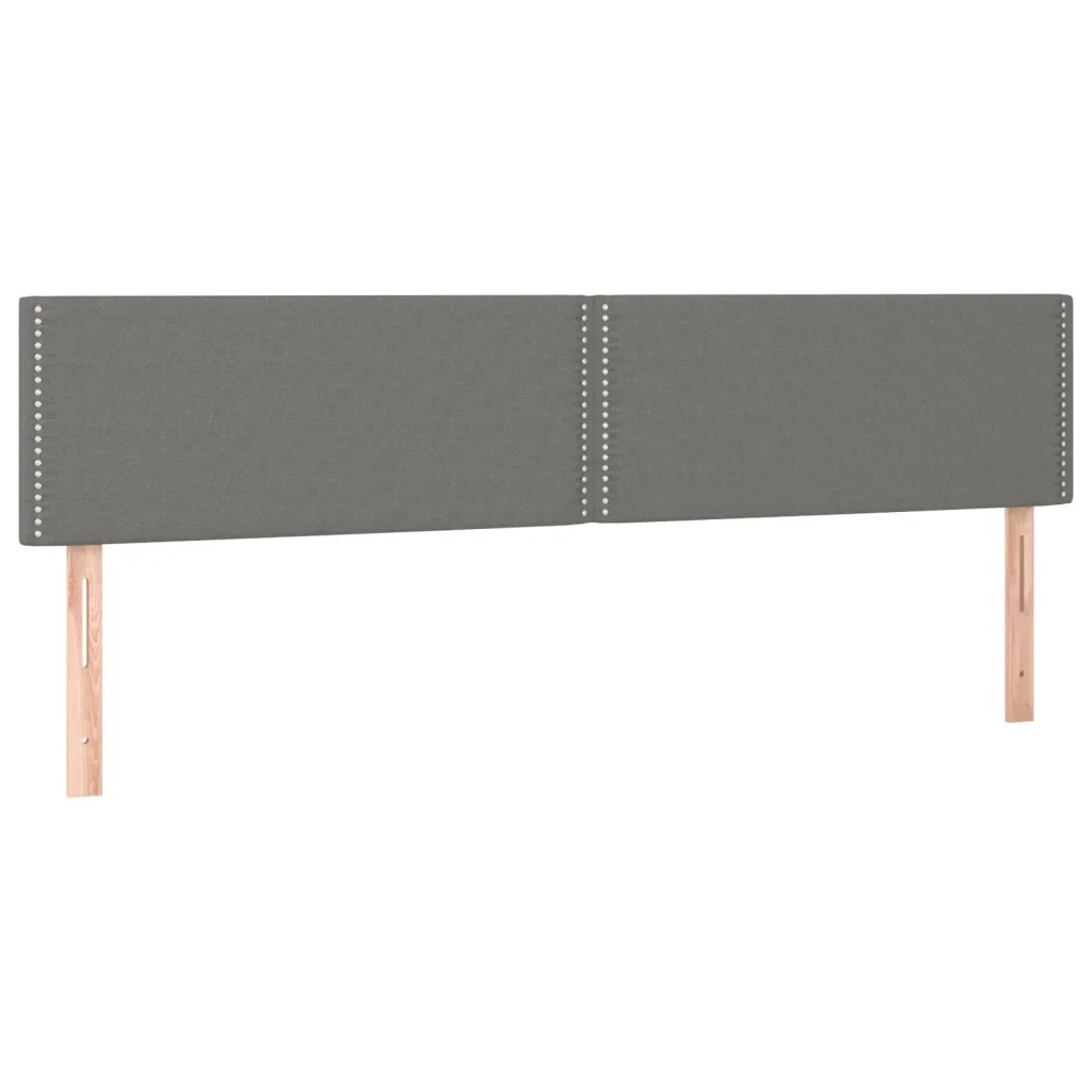 Letto matrimoniale | Letto per adulti | Giroletto senza Materasso Grigio Scuro 120x190 cm in Tessuto - Image 8