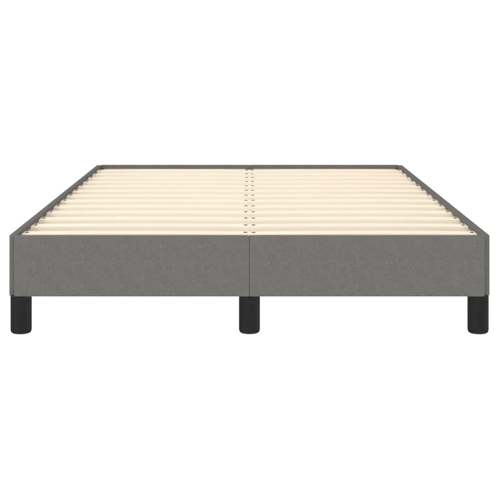Letto matrimoniale | Letto per adulti | Giroletto senza Materasso Grigio Scuro 120x190 cm in Tessuto - Image 5
