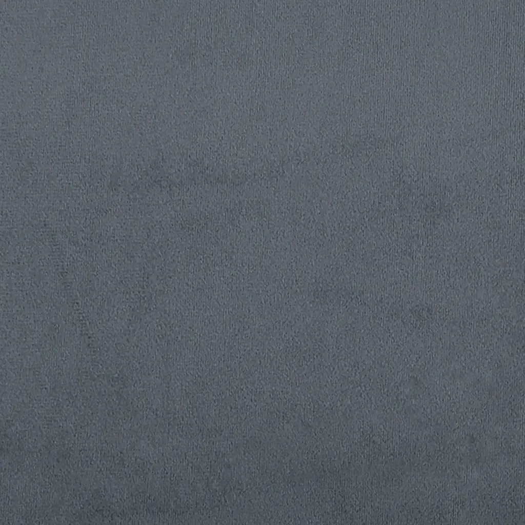 Letto matrimoniale | Letto per adulti | Giroletto senza Materasso Grigio Scuro 120x200 cm Velluto - Image 8