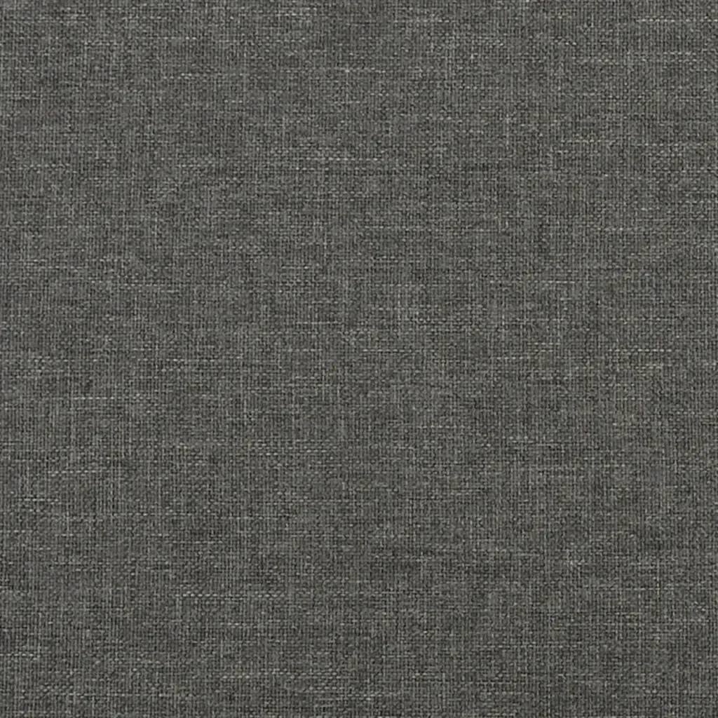 Letto matrimoniale | Letto per adulti | Giroletto senza Materasso Grigio Scuro 140x200 cm Tessuto - Image 8