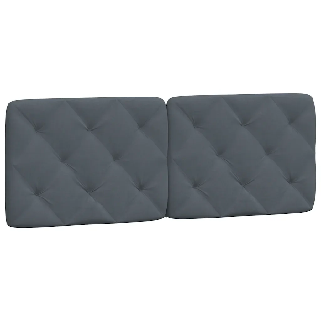 Letto matrimoniale | Letto per adulti | Giroletto senza Materasso Grigio Scuro 140x200 cm Velluto - Image 8