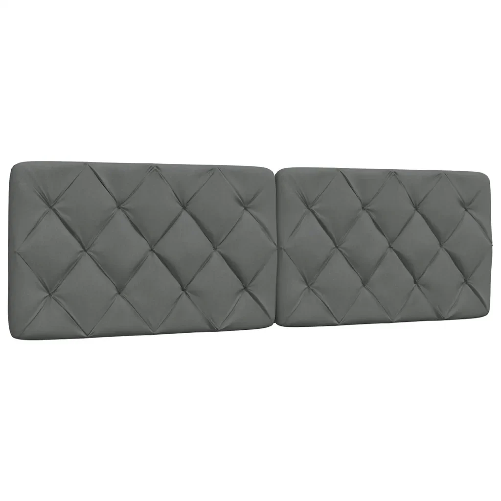Letto matrimoniale | Letto per adulti | Giroletto senza Materasso Grigio Scuro 160x200 cm Tessuto - Image 7