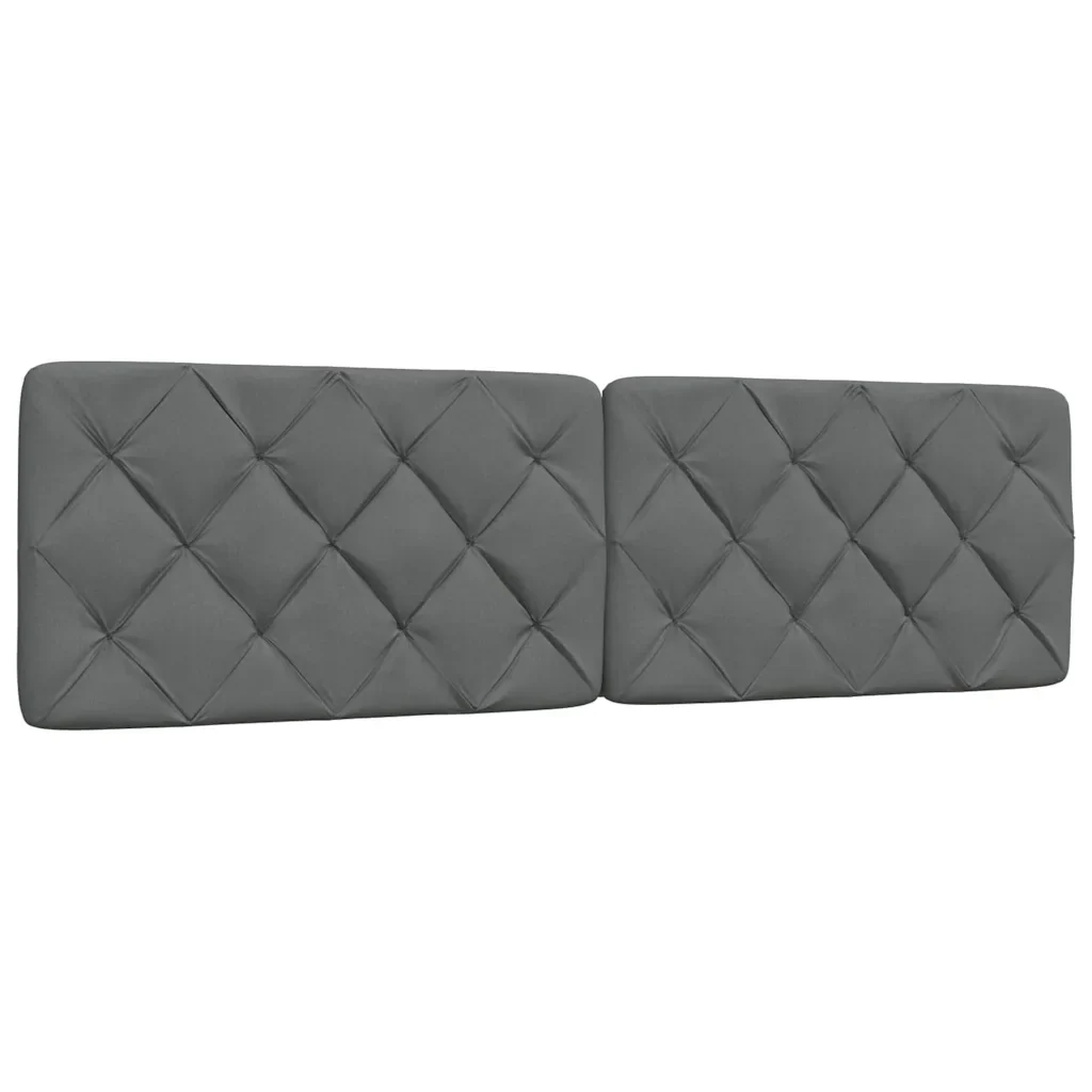 Letto matrimoniale | Letto per adulti | Giroletto senza Materasso Grigio Scuro 180x200 cm Tessuto - Image 7