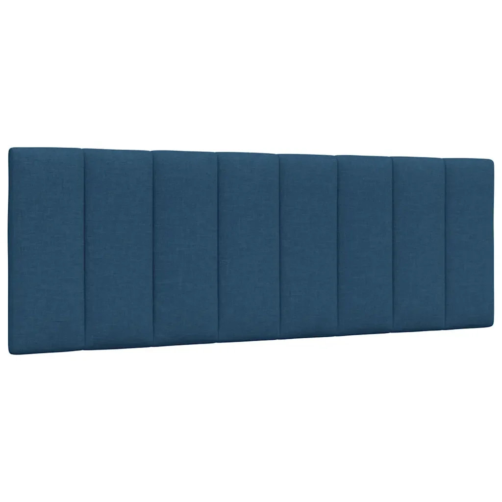 Letto matrimoniale | Letto per adulti | Giroletto senza Materasso Hanko Blu 140x190 cm in Tessuto - Image 6