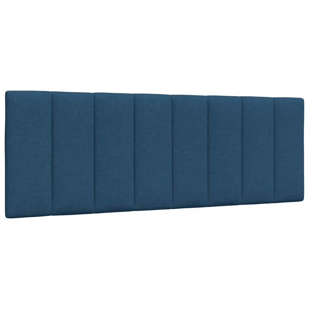 Letto matrimoniale | Letto per adulti | Giroletto senza Materasso Hanko Blu 140x200 cm in Tessuto - Image 6