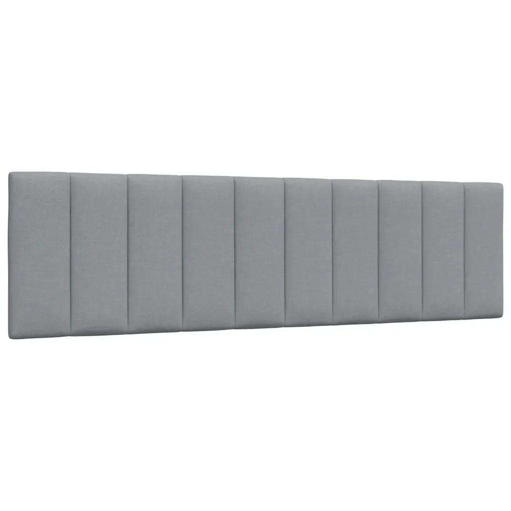 Letto matrimoniale | Letto per adulti | Giroletto senza Materasso Hanko Grigio Chiaro 180x200 cm Tessuto - Image 8