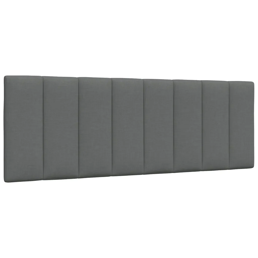 Letto matrimoniale | Letto per adulti | Giroletto senza Materasso Hanko Grigio Scuro 140x190 cm Tessuto - Image 6