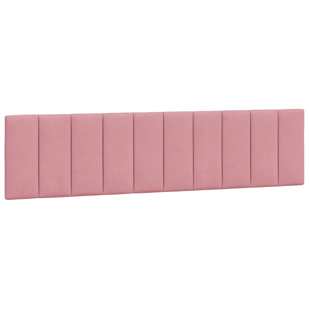 Letto matrimoniale | Letto per adulti | Giroletto senza Materasso Hanko Rosa 200x200 cm in Velluto - Image 8