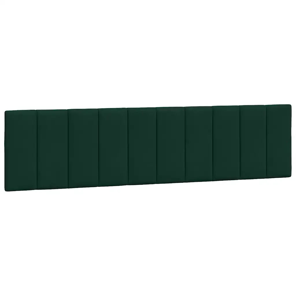 Letto matrimoniale | Letto per adulti | Giroletto senza Materasso Hanko Verde Scuro 200x200 cm in Velluto - Image 8