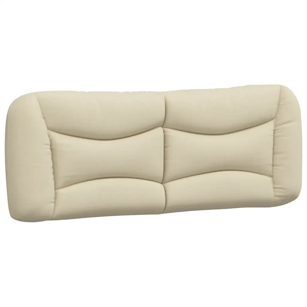 Letto matrimoniale | Letto per adulti | Giroletto senza Materasso Hvar Crema 140x190 cm in Tessuto - Image 8