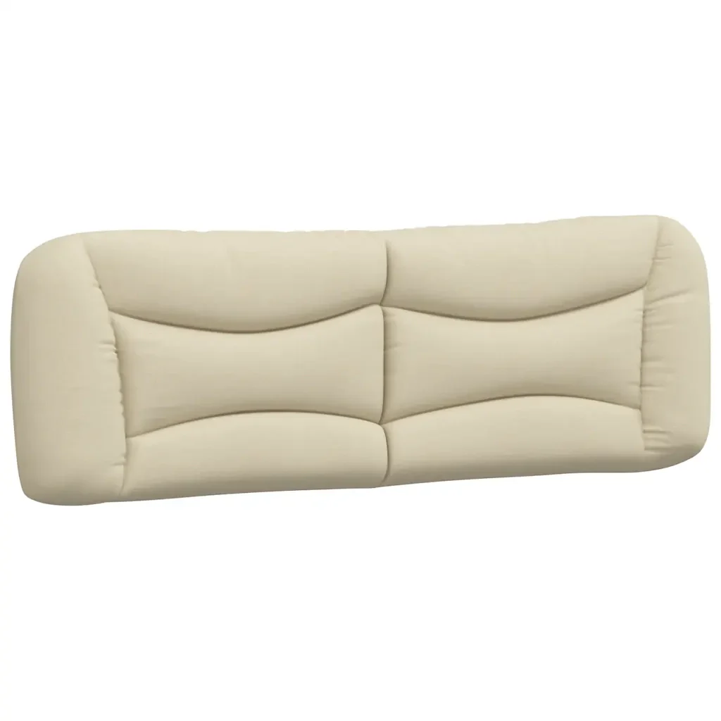 Letto matrimoniale | Letto per adulti | Giroletto senza Materasso Hvar Crema 160x200 cm in Tessuto - Image 8