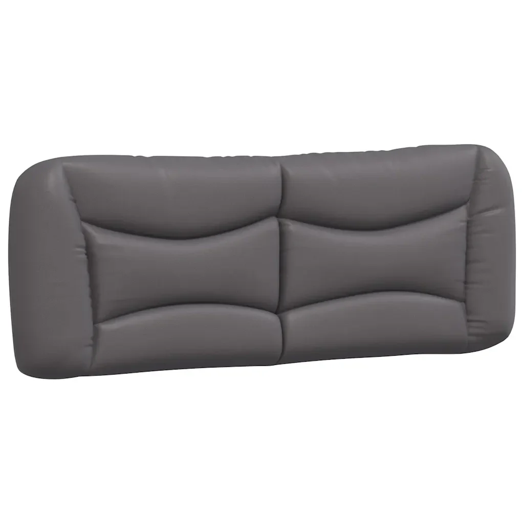 Letto matrimoniale | Letto per adulti | Giroletto senza Materasso Hvar Grigio 140x200 cm in Similpelle - Image 8