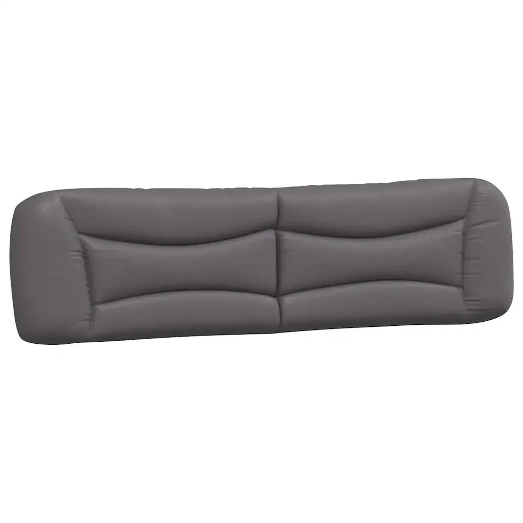 Letto matrimoniale | Letto per adulti | Giroletto senza Materasso Hvar Grigio 200x200 cm in Similpelle - Image 8