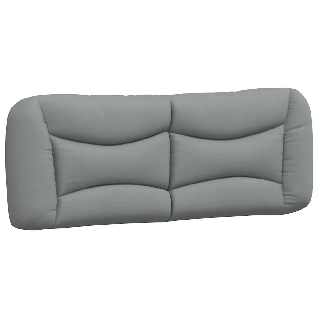 Letto matrimoniale | Letto per adulti | Giroletto senza Materasso Hvar Grigio Chiaro 140x200 cm Tessuto - Image 8
