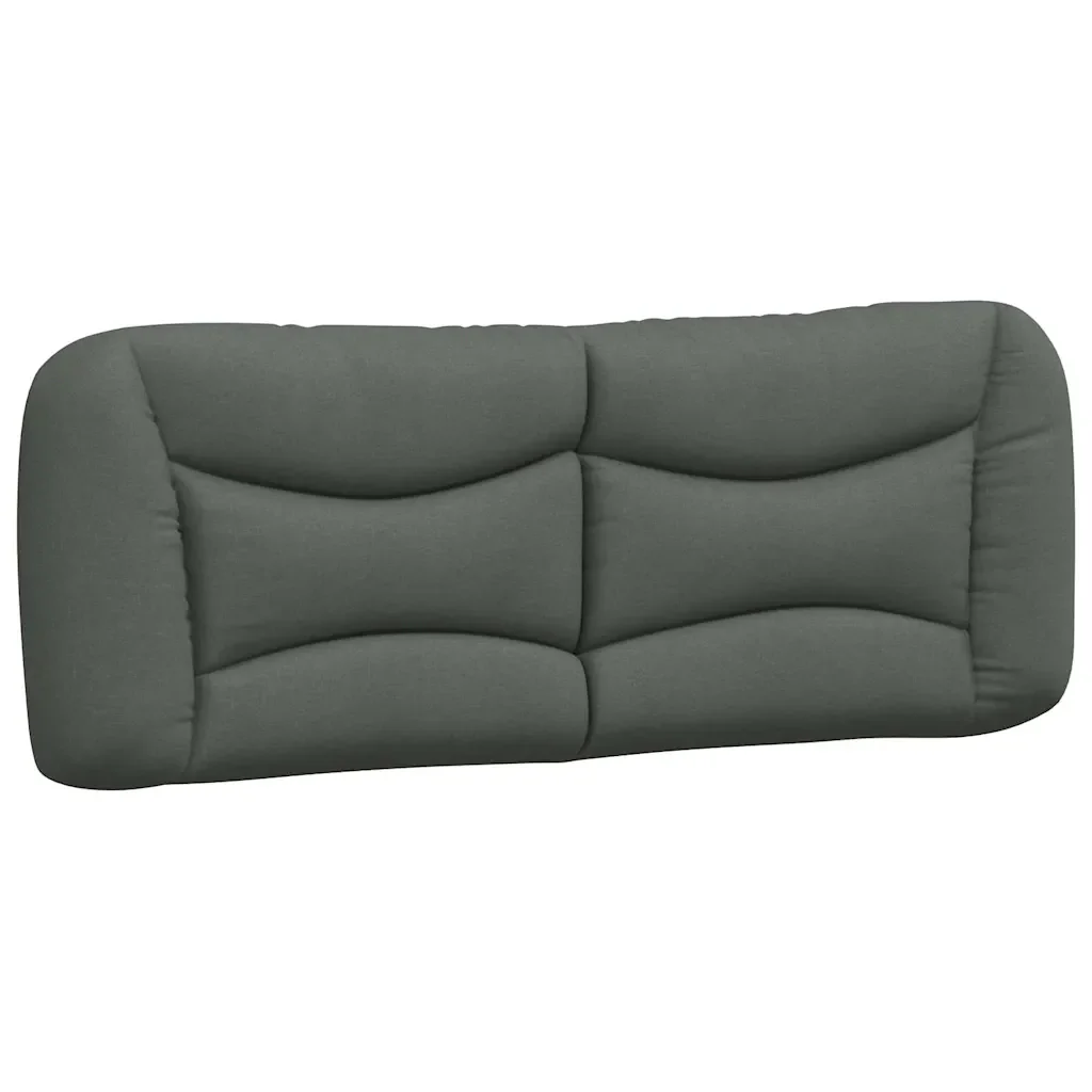 Letto matrimoniale | Letto per adulti | Giroletto senza Materasso Hvar Grigio Scuro 180x200 cm Tessuto - Image 8