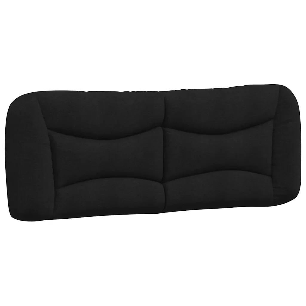 Letto matrimoniale | Letto per adulti | Giroletto senza Materasso Hvar Nero 140x190 cm in Tessuto - Image 8