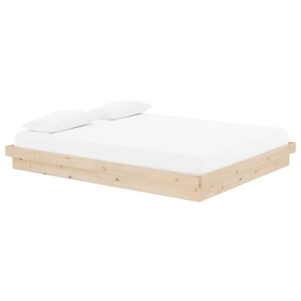 Letto matrimoniale | Letto per adulti | Giroletto senza Materasso in Legno Massello 160x200 cm - Image 3