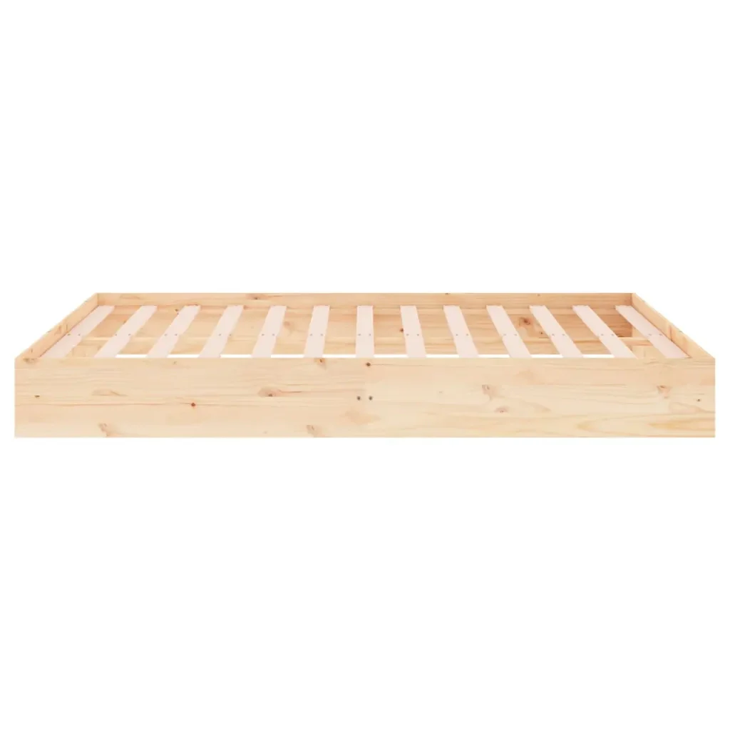 Letto matrimoniale | Letto per adulti | Giroletto senza Materasso in Legno Massello 160x200 cm - Image 6