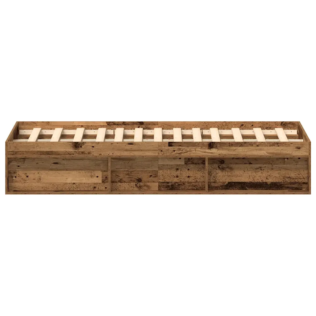Letto matrimoniale | Letto per adulti | Giroletto senza Materasso Legno Antico 150x200cm in Truciolato - Image 6