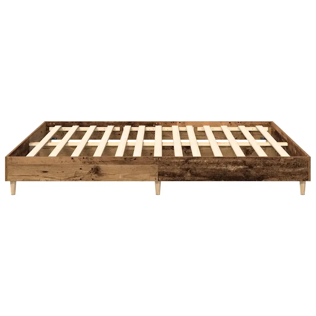 Letto matrimoniale | Letto per adulti | Giroletto senza Materasso Legno Antico 160x200 cm in Truciolato - Image 6