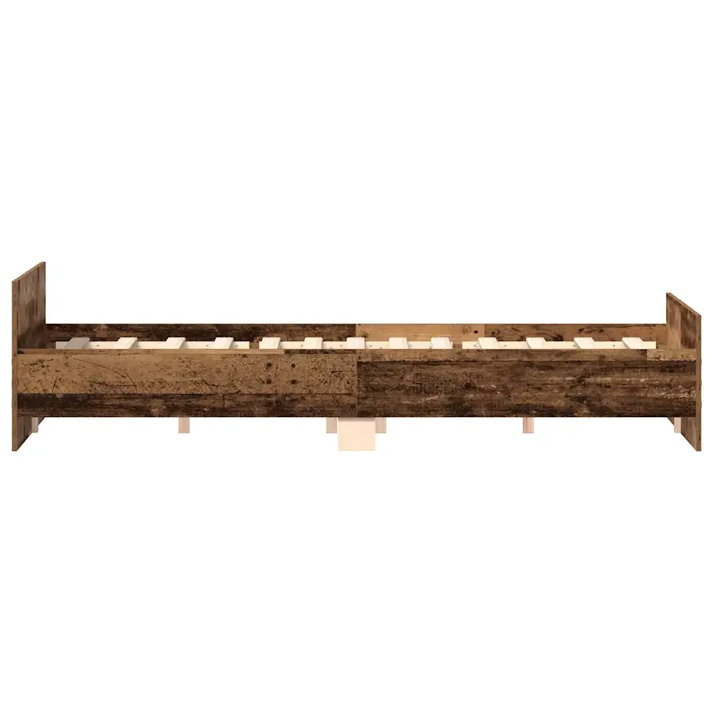 Letto matrimoniale | Letto per adulti | Giroletto senza Materasso Legno Antico 180x200 cm in Truciolato - Image 7