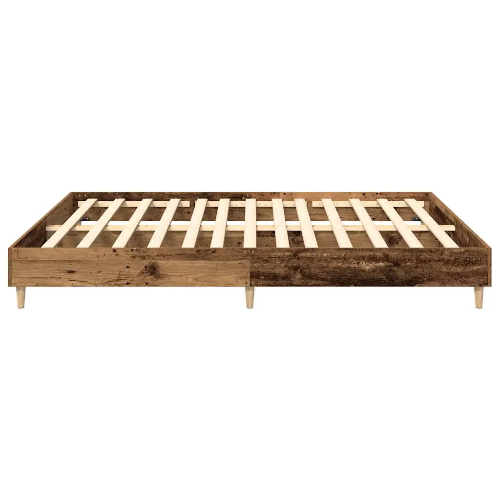 Letto matrimoniale | Letto per adulti | Giroletto senza Materasso Legno Antico 180x200 cm in Truciolato - Image 6
