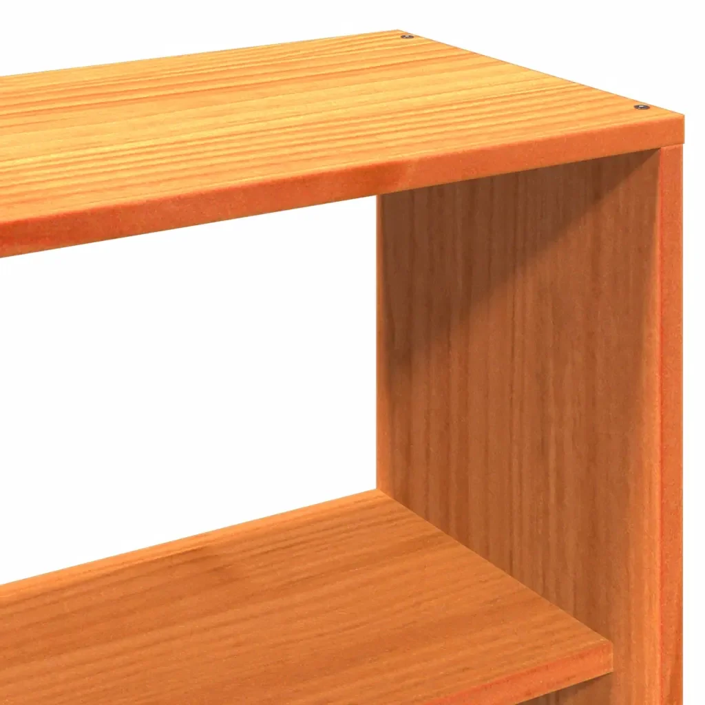 Letto matrimoniale | Letto per adulti | Giroletto senza Materasso Marrone Cera 120x200 cm Legno di Pino - Image 10