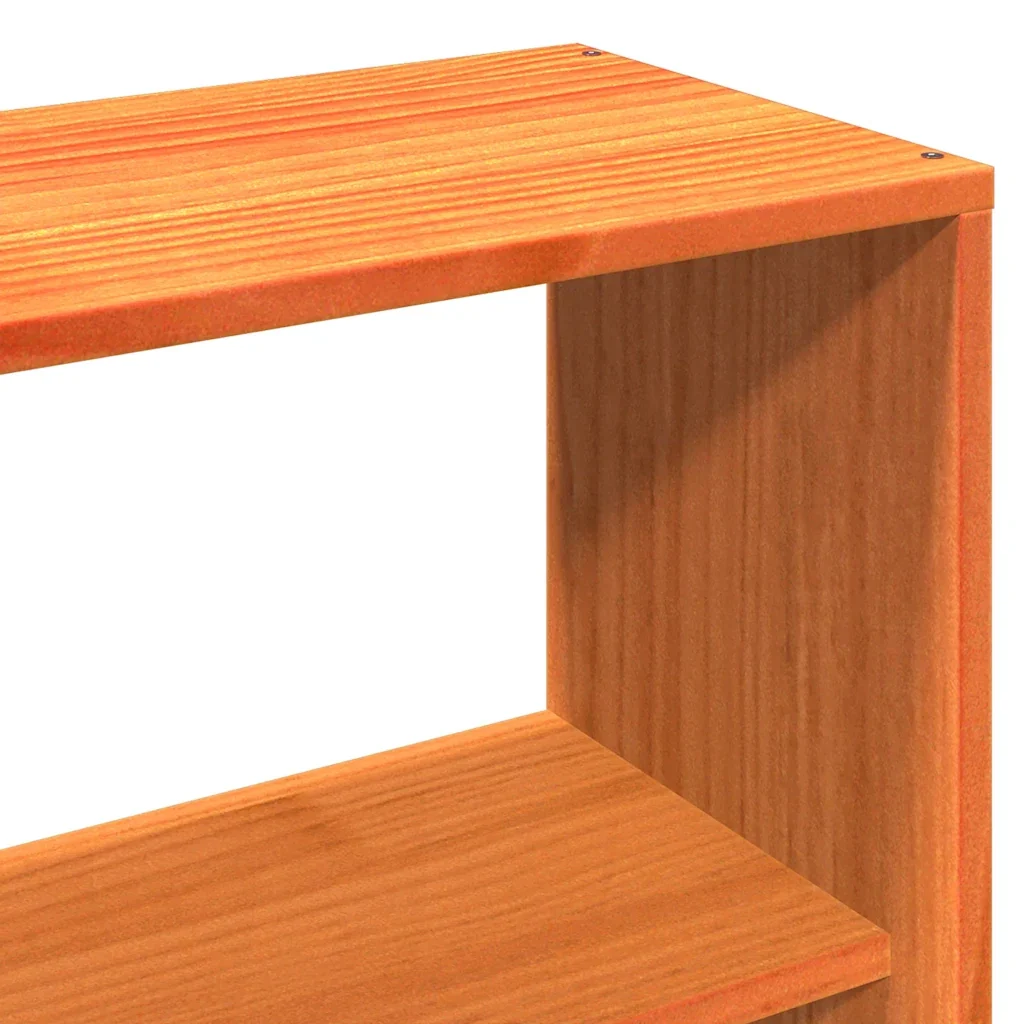 Letto matrimoniale | Letto per adulti | Giroletto senza Materasso Marrone Cera 150x200 cm Legno di Pino - Image 10