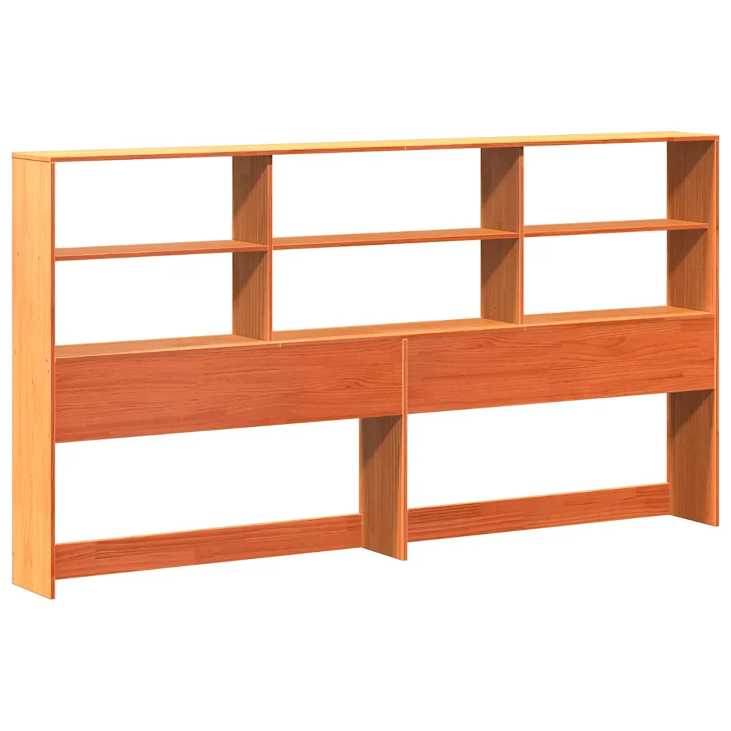 Letto matrimoniale | Letto per adulti | Giroletto senza Materasso Marrone Cera 180x200 cm Legno di Pino - Image 6