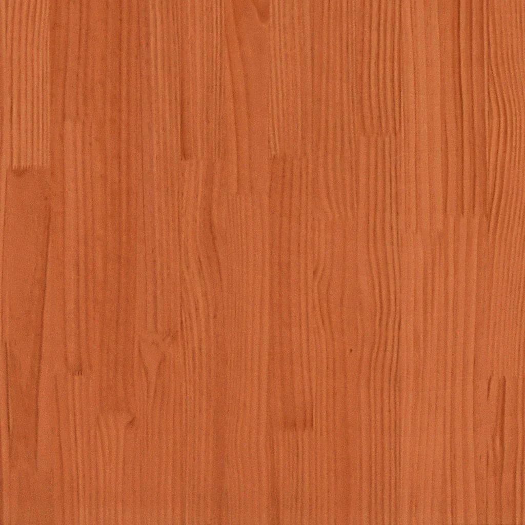 Letto matrimoniale | Letto per adulti | Giroletto senza Materasso Marrone Cera 180x200 cm Legno di Pino - Image 8