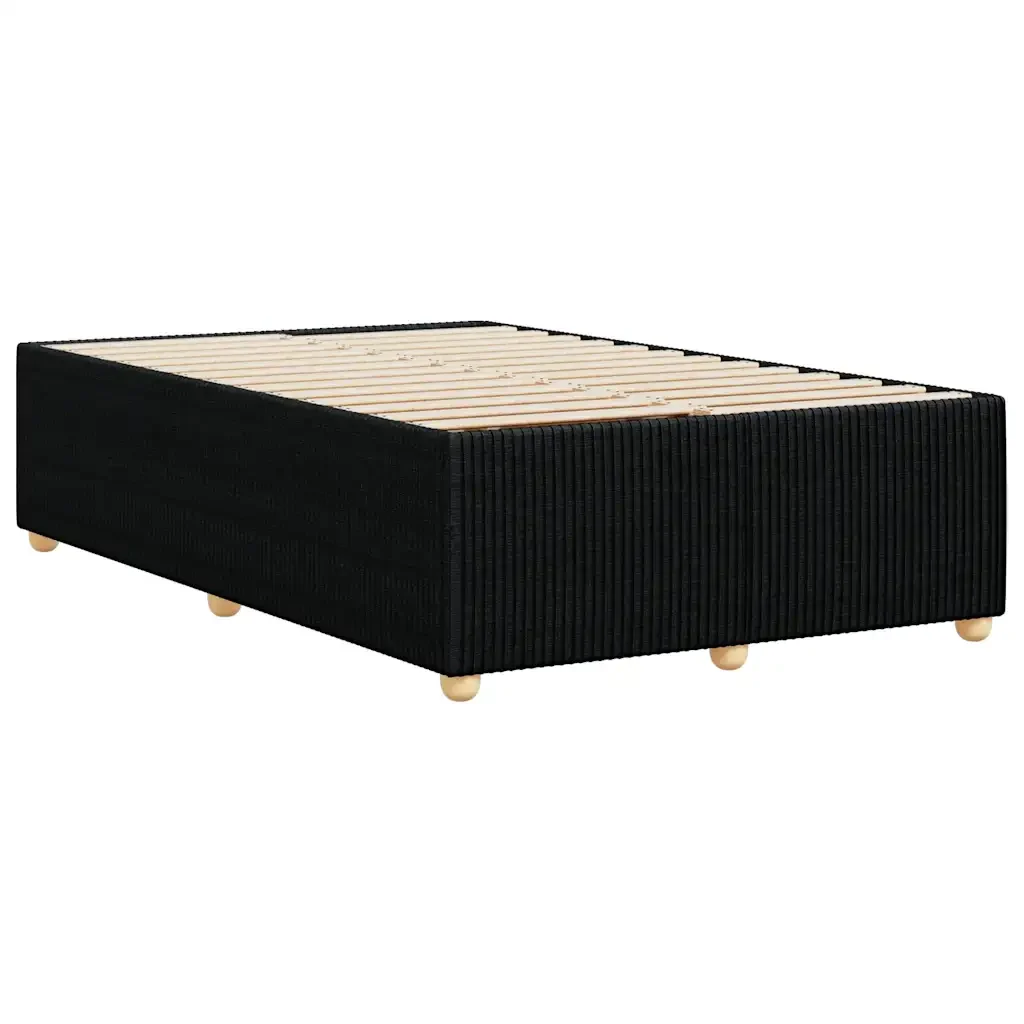 Letto matrimoniale | Letto per adulti | Giroletto senza Materasso Nero 120x190 cm in Tessuto - Image 6