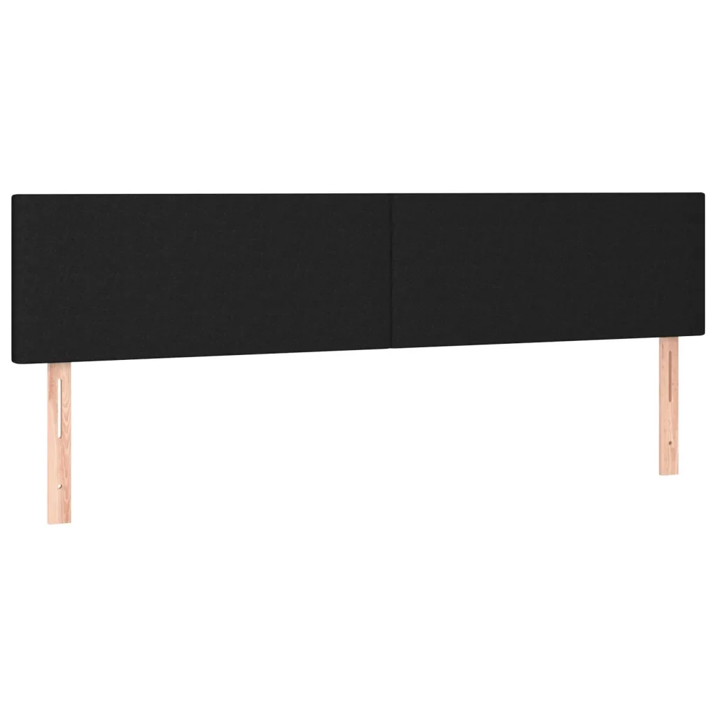 Letto matrimoniale | Letto per adulti | Giroletto senza Materasso Nero 120x190 cm in Tessuto - Image 8
