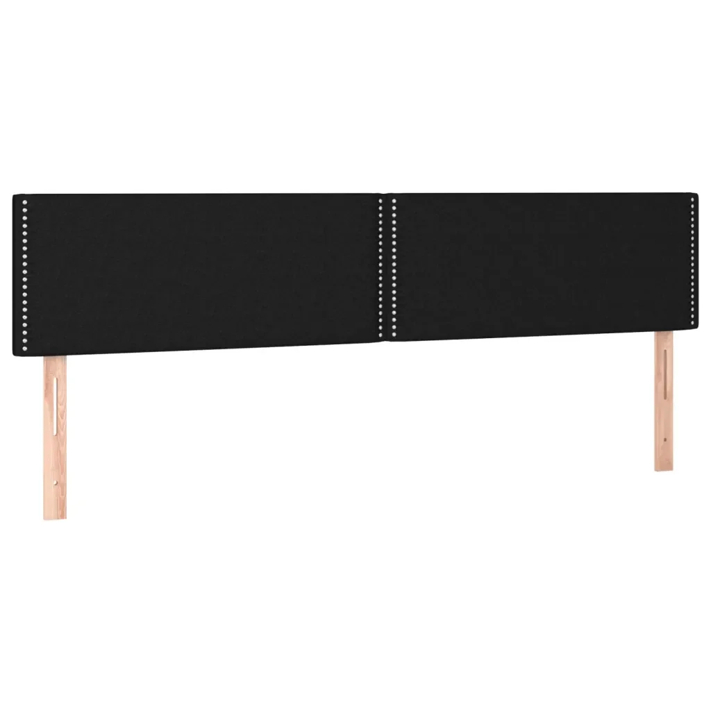 Letto matrimoniale | Letto per adulti | Giroletto senza Materasso Nero 120x190 cm in Tessuto - Image 8