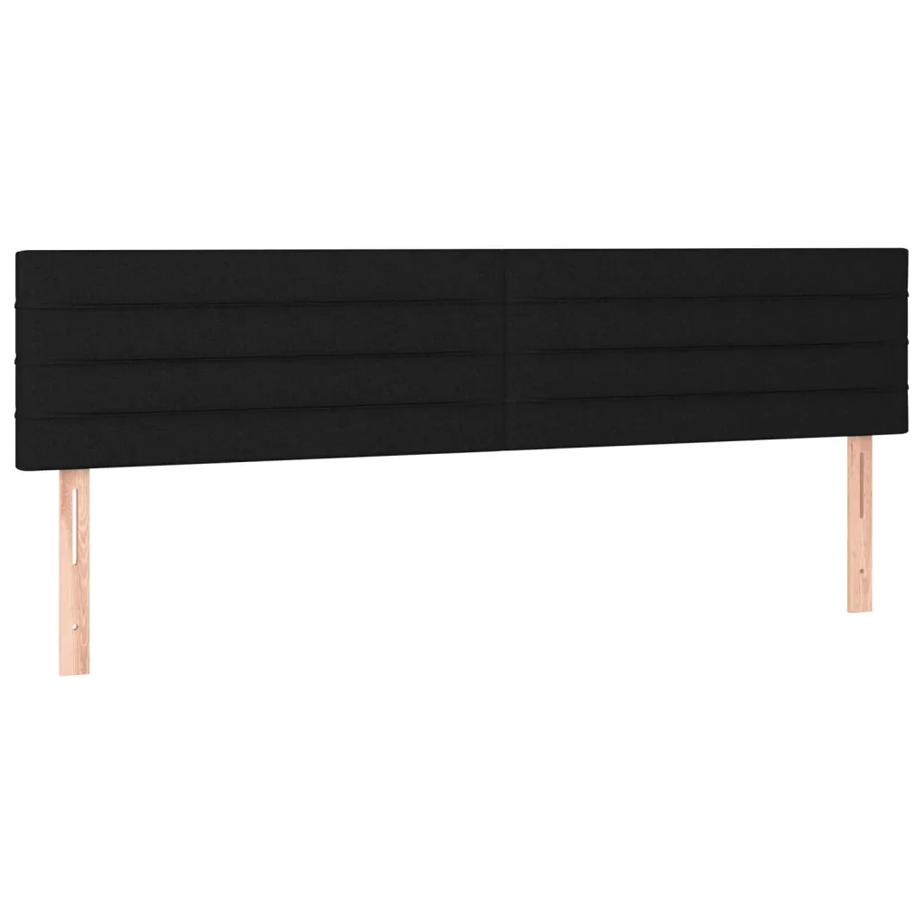 Letto matrimoniale | Letto per adulti | Giroletto senza Materasso Nero 120x190 cm in Tessuto - Image 8