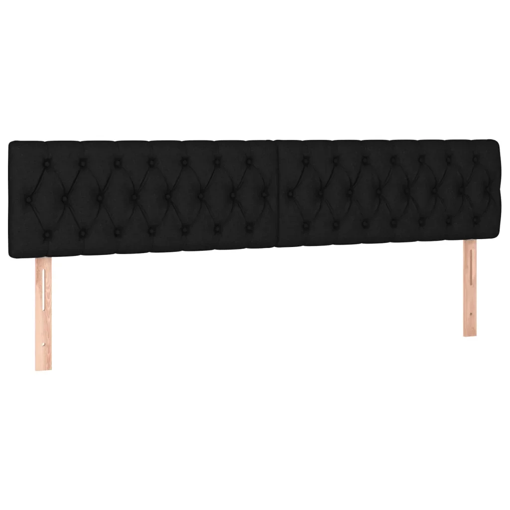 Letto matrimoniale | Letto per adulti | Giroletto senza Materasso Nero 120x190 cm in Tessuto - Image 8