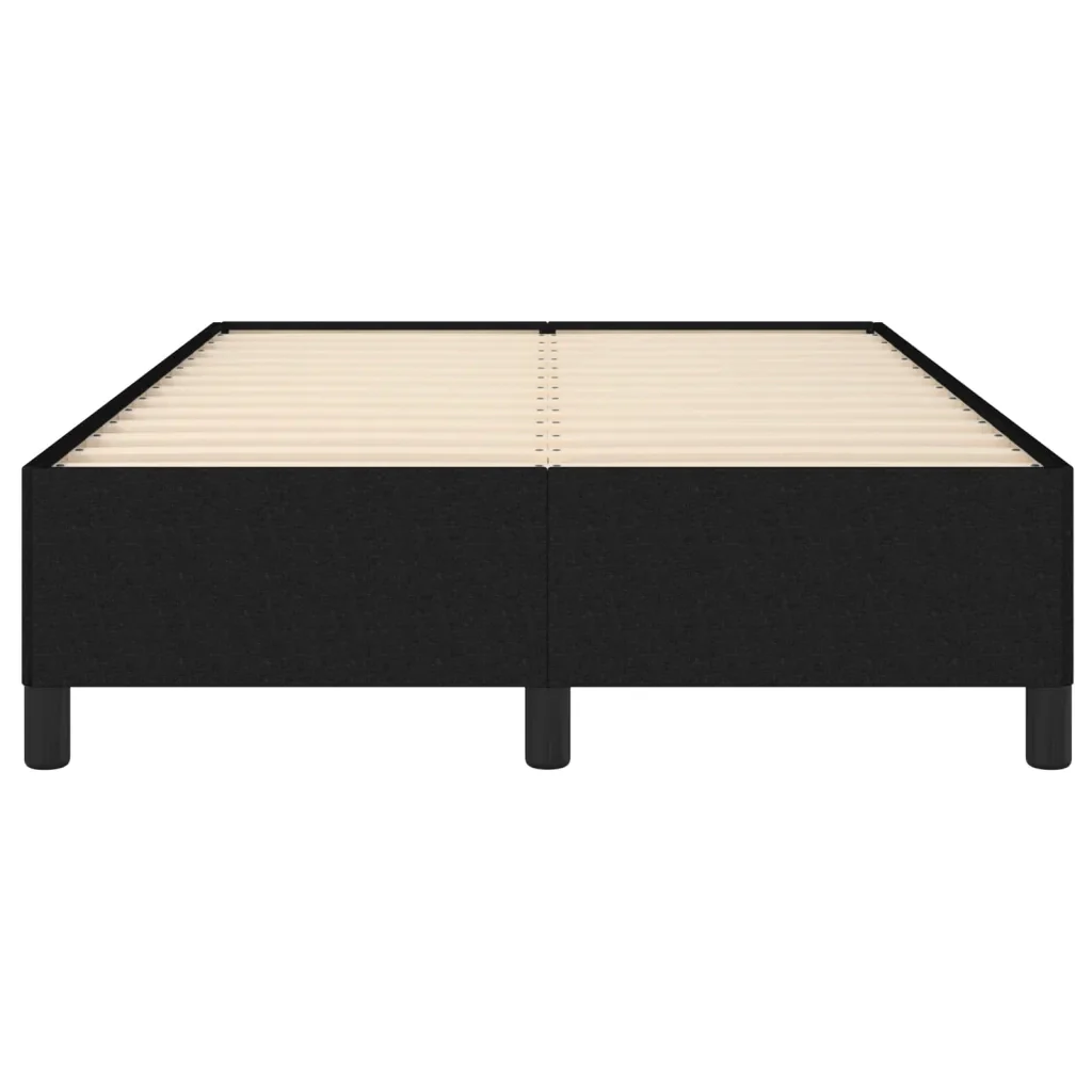 Letto matrimoniale | Letto per adulti | Giroletto senza Materasso Nero 120x190 cm in Tessuto - Image 5