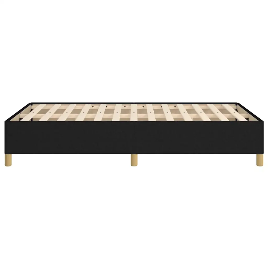 Letto matrimoniale | Letto per adulti | Giroletto senza Materasso Nero 120x190 cm in Tessuto - Image 6