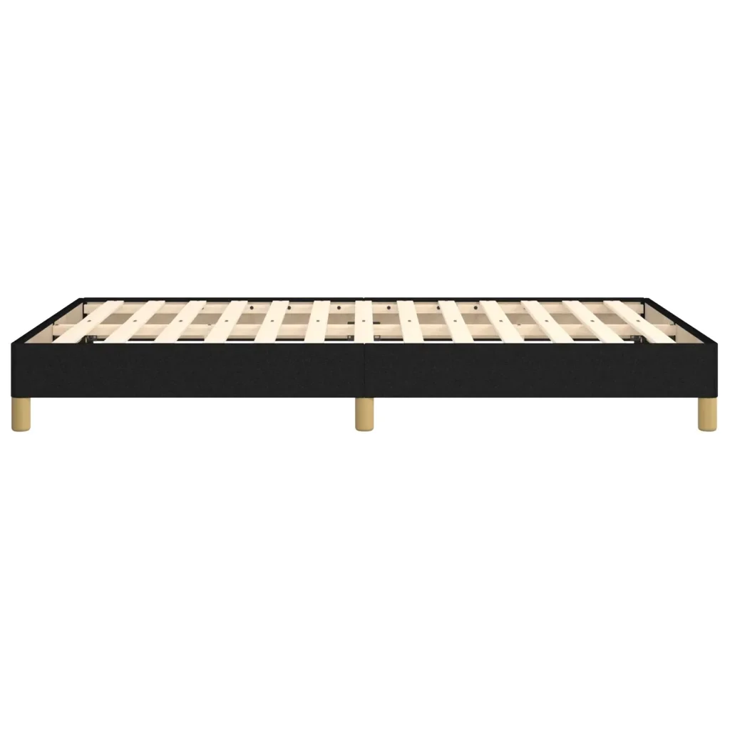 Letto matrimoniale | Letto per adulti | Giroletto senza Materasso Nero 120x190 cm in Tessuto - Image 6