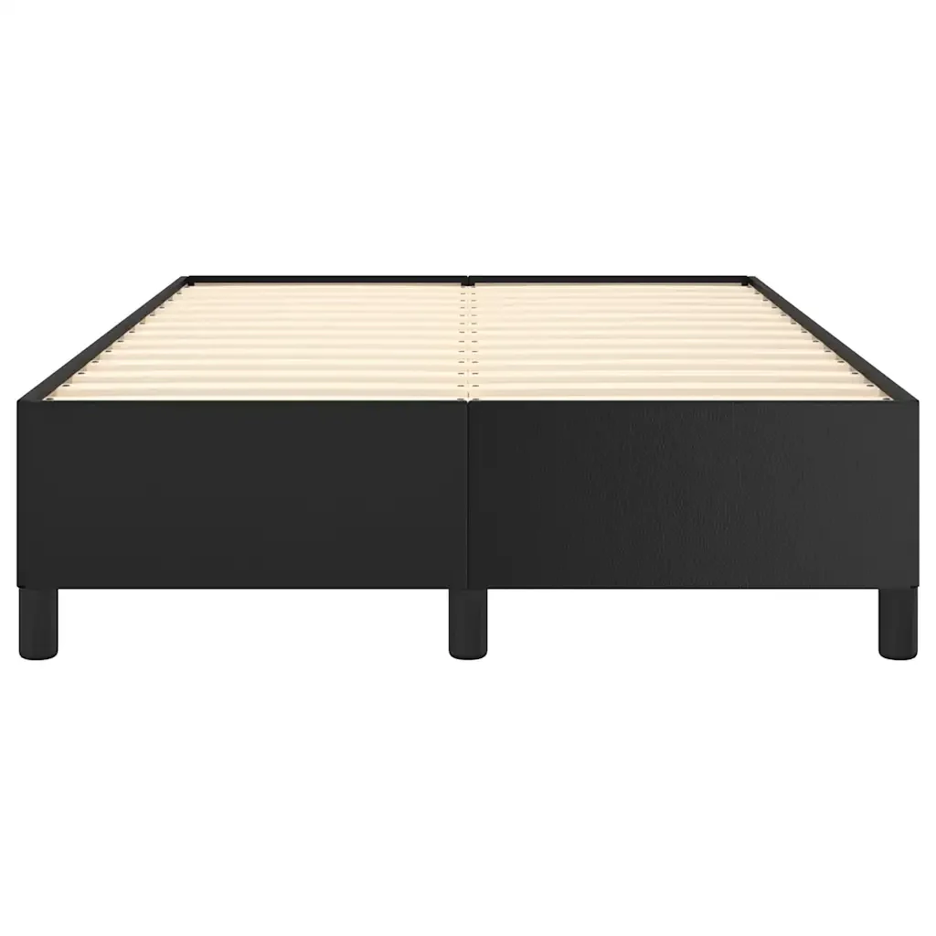 Letto matrimoniale | Letto per adulti | Giroletto senza Materasso Nero 120x190 cm Similpelle - Image 5