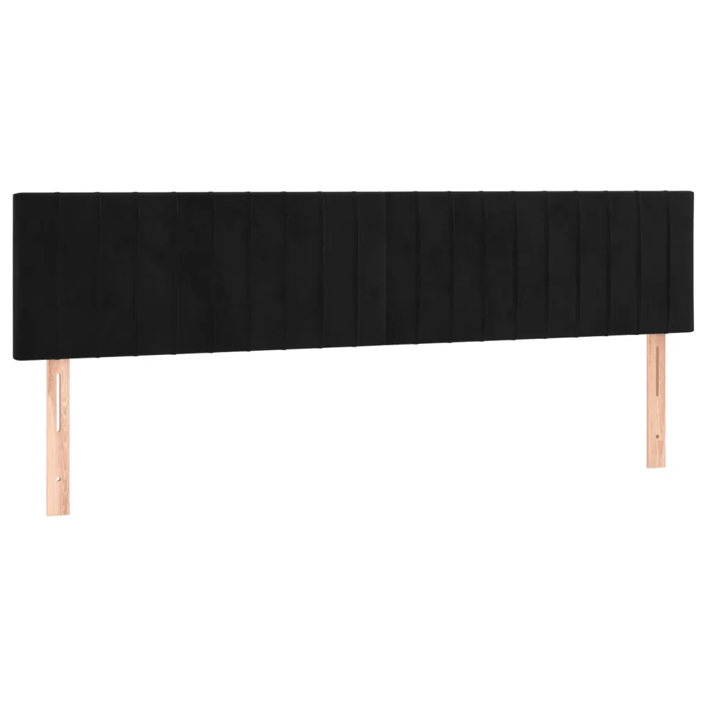 Letto matrimoniale | Letto per adulti | Giroletto senza Materasso Nero 120x190 cm Velluto - Image 8