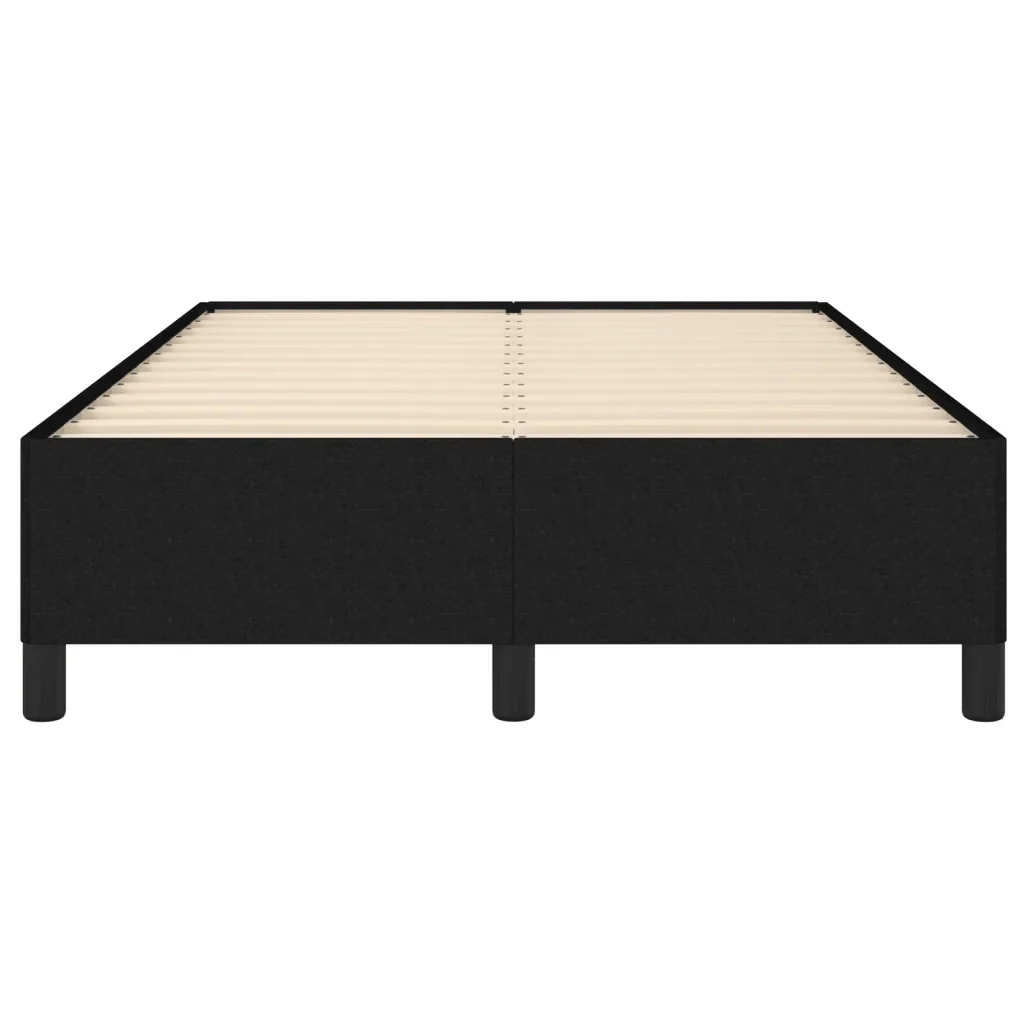 Letto matrimoniale | Letto per adulti | Giroletto senza Materasso Nero 120x200 cm Tessuto - Image 5