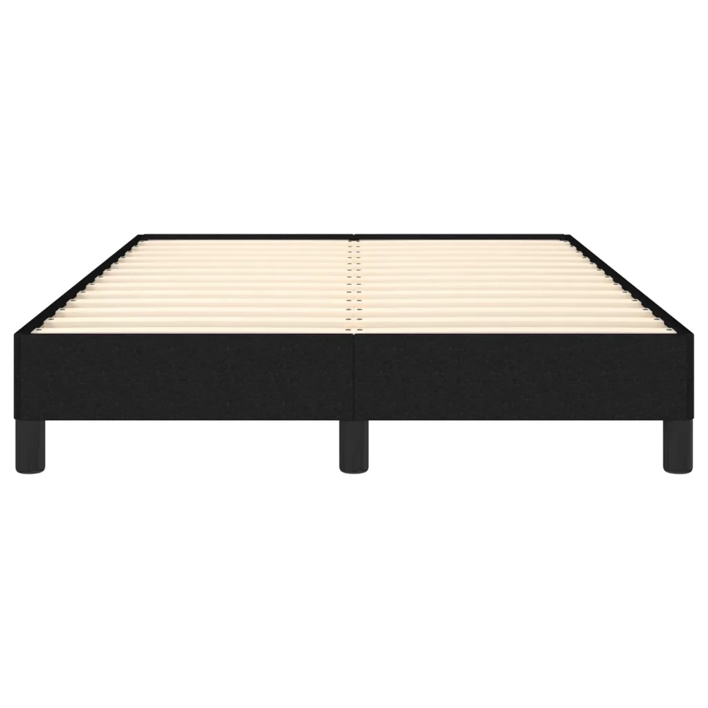 Letto matrimoniale | Letto per adulti | Giroletto senza Materasso Nero 120x200 cm Tessuto - Image 5